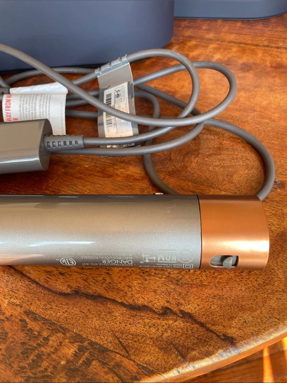 Dyson Grey and Rose Gold Airwrap-Style Styling Wand